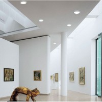 Lampo Faretto GU10 Da Incasso a Soffitto In Gesso Tondo Per Led