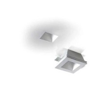 Lampo Ceiling Recessed GU10 Downlight In Plaster Square For LEDs
