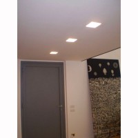 Lampo Faretto GU10 Da Incasso a Soffitto In Gesso Quadrato Per