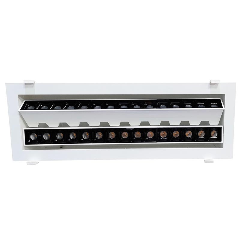 Laser Blade Recessed Double Linear Adjustable Downlight LED 60W