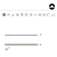 Iled Strip Striscia LED Ribbon Slim 5mm 120led/m 24V 9.6W/mt