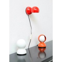 Artemide Eclisse E14 25W Table Lamp Orange By Vico Magistretti