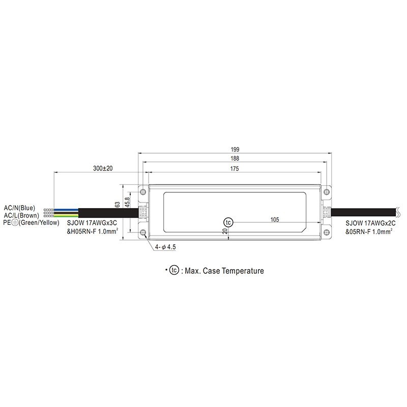 ELG-100-42D MEAN WELL  POWER SUPPLY – MEANWELL POWER