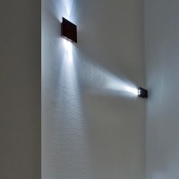 Lucifero's Manine LED Applique Wall Lamp Square Flat IP40