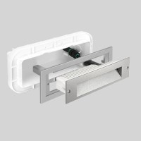 Prisma Insert +2 Lampada LED 10W Da Incasso Segnapasso A Parete