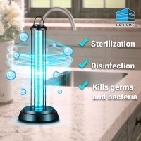 Lampada 120W Da Tavolo Terra UVC Doppio Tubo Germicida