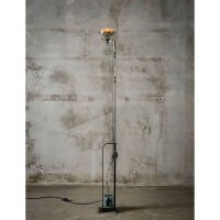 Flos Toio LED Black Floor Lamp Dimmable By Achille & Pier