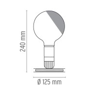 Flos Lampadina LED Lampada da Tavolo New Color Designed by