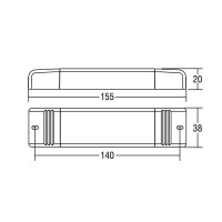 TCI MB118/2 Multi-lamp 1x18W TC-D / TC-T Mini Electronic