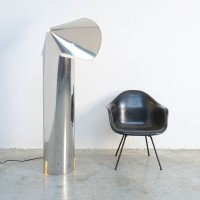Flos Chiara Floor LED Lamp Body In Stainless Steel By Mario