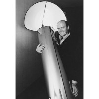 Flos Chiara Floor LED Lamp Body In Stainless Steel By Mario