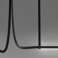 Flos BELT Linear LED Lamp In Leather With Wall Attack By Ronan