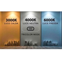 Lampo Reglette Slim LED Profile TRICOLOR 7W 3000K/4000K/6000K