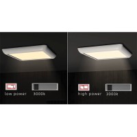 Lampo Teknica Square LED Panel Semi-recessed or Surface