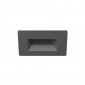 Lampo Anthracite Flange KIT For Recessed Rectangular 504