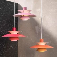 Louis Poulsen PH 5 Mini Pendant Suspension Singol Colored Lamp Louis Poulsen PH 5 Mini Pendant Suspension Singol Colored Lamp