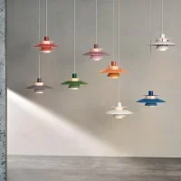 Louis Poulsen PH 5 Mini Pendant Suspension Singol Colored Lamp Louis Poulsen PH 5 Mini Pendant Suspension Singol Colored Lamp