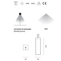 Logica Diogene L LED Lanterna da Tavolo A Batteria Ricaricabile
