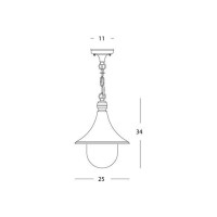 Sovil Lampara E27 Da Sospensione Soffitto Lampada In Alluminio