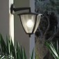 Sovil Mirò Lantern E27 Applied Low Wall Lamp In Grey Aluminum