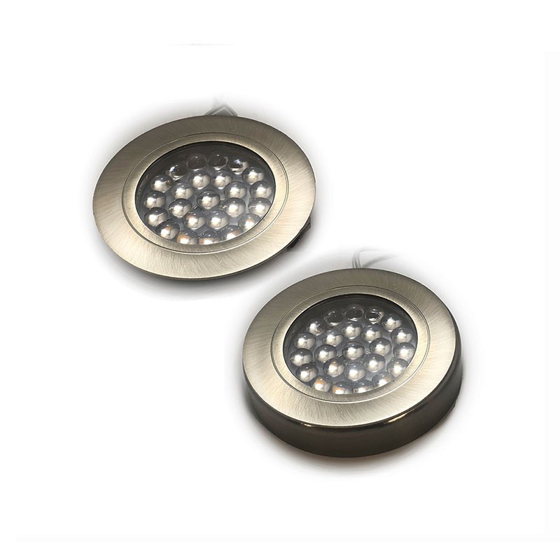 Lampo Round 24 LED Slim 12V Recessed Downlight or Surface In