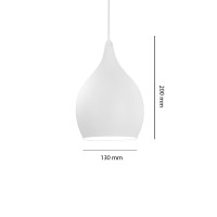 Cattaneo Drop Suspension Lamp LED Easy System In Aluminum By