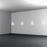 Cattaneo Drop Suspension Lamp LED Easy System In Aluminum By