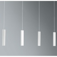 Cattaneo Stretch Suspension Lamp LED Easy System In Aluminum By