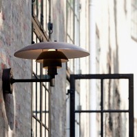 Louis Poulsen PH Wall Lamp Outdoor Copper By Poul Henningsen
