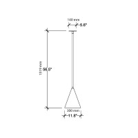 Flos INFRA-STRUCTURE EPISODE 2_ C5 Conical Chandelier Ceiling
