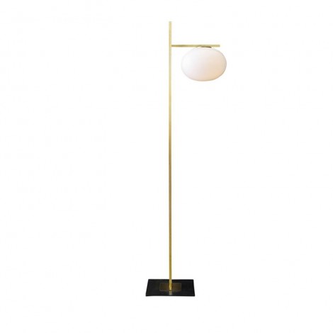 Oluce Alba 382 Single Dimmable Floor Lamp With Diffused Light