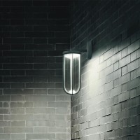 Flos In Vitro Wall LED Outdoor Lamp In Glass And Aluminum IP66