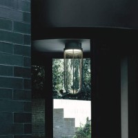 Flos In Vitro Ceiling LED Outdoor Lamp In Glass And Aluminum