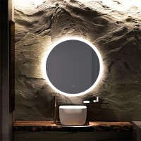 ACB Petra Circular Mirror With Perimeter LED Strip On / Off