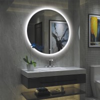 ACB Petra Circular Mirror With Perimeter LED Strip On / Off