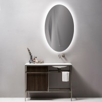 ACB Adriana Specchio Ovale Con LED Retro Illuminato Luce