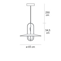 Fontana Arte Setareh Medium Dimmable LED Suspension Lamp By