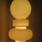 Fontana Arte Re Lampada da Tavolo LED Dimmerabile In Vetro