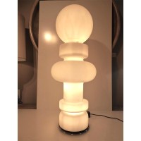 Fontana Arte Re Lampada da Tavolo LED Dimmerabile In Vetro