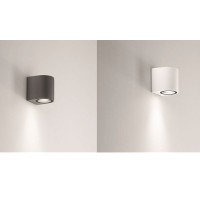 Lampo UP o DOWN GU10 Lampada da Parete Tonda Applique Mono