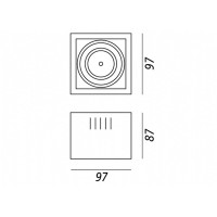Logica Frameless Downlight For LED Recessed GU10 Adjustable