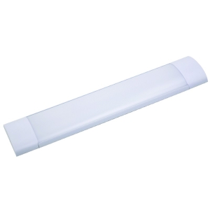 Lampo Plafoniera Slim LED Tricolor In Termoplastico Bianco ad