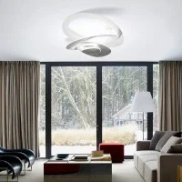 Artemide Pirce Mini LED Dimmable Ceiling Lamp By Giuseppe Artemide Pirce Mini LED Dimmable Ceiling Lamp By Giuseppe