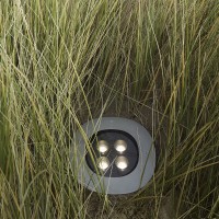 Flos A-Round 315 Adjustable Recessed Ground Spotlight For