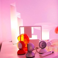Artemide Mezzachimera Classic Table Lamp in Methacrylate By