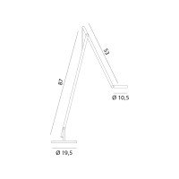 Rotaliana String F1 Modern Led Floor Lamp By Donegani and Lauda
