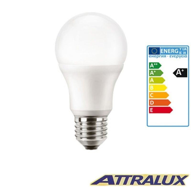 verrader Snikken redactioneel Attralux LED E27 10W-75W 2700K 1055lm Warm Light Bulb 8710619390592 | eBay
