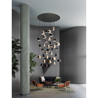 Lodes JIM Bell LED Modular Suspension Lamp by Patrick Norguet