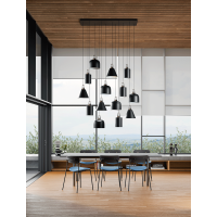 Lodes JIM Bell LED Modular Suspension Lamp by Patrick Norguet