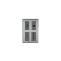 Eclettis Smoothline Plate 4 x 1 Gang